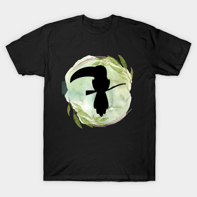 Toucan silhouette T-Shirt by Petprinty